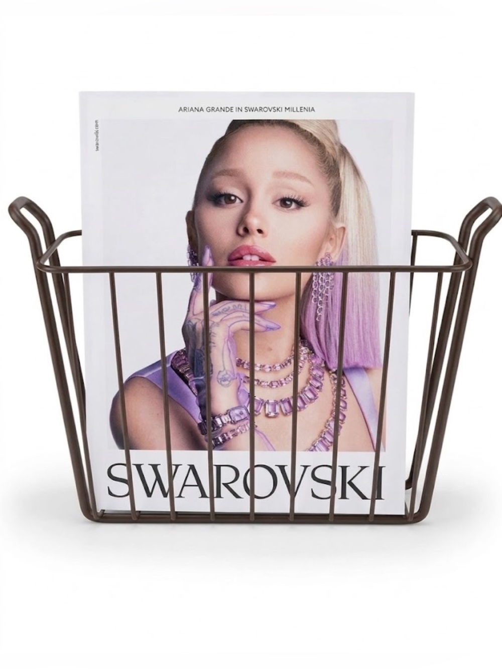 InterDesign Wallmount Magazine Rack